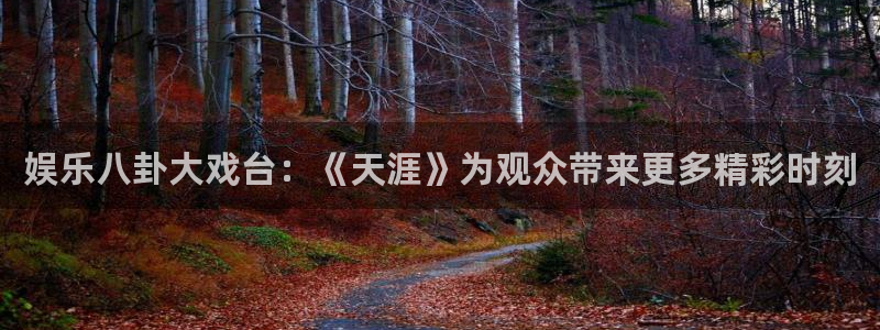 太阳成集团tyc9728：娱乐八卦大戏台：《天涯》为观众带来更多精彩时刻